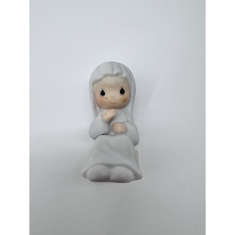 PRECIOUS MOMENTS NATIVITY E2395‎ MARY COME LET US ADORE HIM 1982 REPLACEMENT
